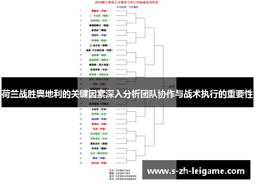荷兰战胜奥地利的关键因素深入分析团队协作与战术执行的重要性 荷兰战胜奥地利的关键因素深入分析团队协作与战术执行的重要性